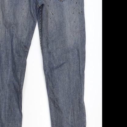 Mens UK Size 34 NEXT Regular Fit Straight Blue Jeans