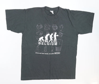 Mens UK Size S BC Collection Grey  T-Shirt