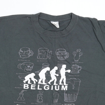 Mens UK Size S BC Collection Grey  T-Shirt