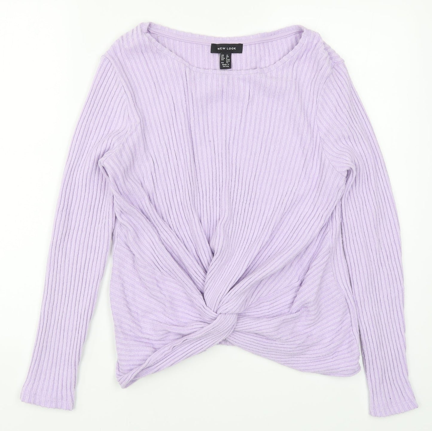 Womens UK Size 12 New Look Purple Pullover Jumper
