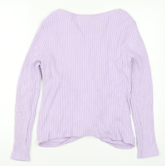 Womens UK Size 12 New Look Purple Pullover Jumper