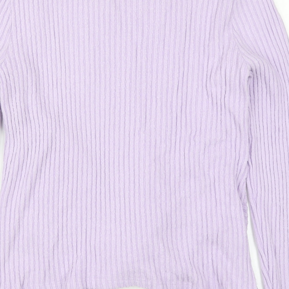 Womens UK Size 12 New Look Purple Pullover Jumper