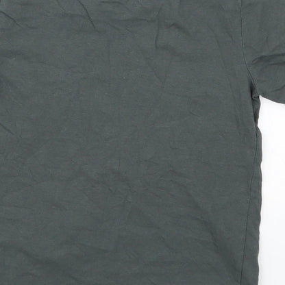 TU Boys Green   Basic T-Shirt Size 6 Years  - Skulls