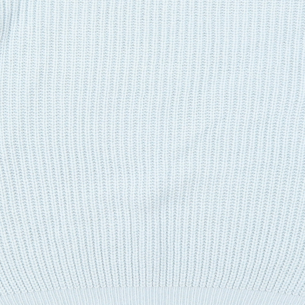 SheIn Womens Blue  Knit Pullover Jumper Size S