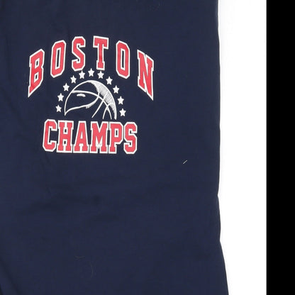 SheIn Womens Blue   Basic Tank Size L  - Boston Champs