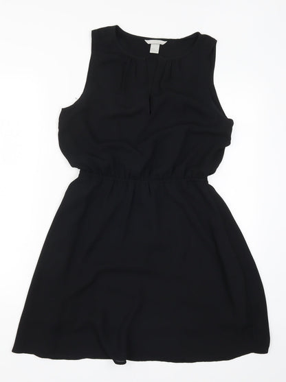 H&M Womens Black   A-Line  Size 8