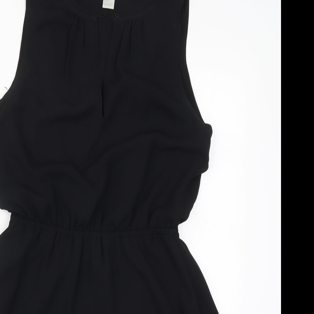 H&M Womens Black   A-Line  Size 8