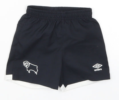 Umbro Boys Black   Cropped Trousers Size 3-6 Months