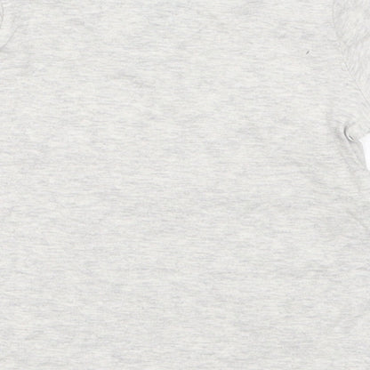 Fred & Flo Boys Grey   Basic T-Shirt Size 3-6 Months  - Mummy's Little Tiny Dribbler Football