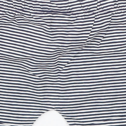 TU Baby Blue Striped  Cropped Trousers Size 3-6 Months