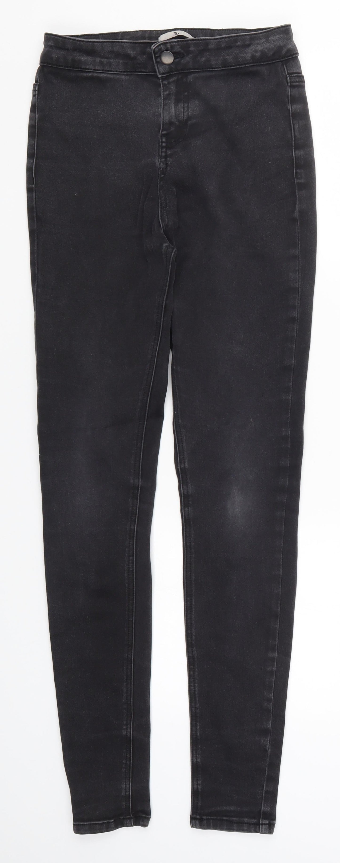 TU Womens Black  Denim Skinny Jeans Size 8 L29 in