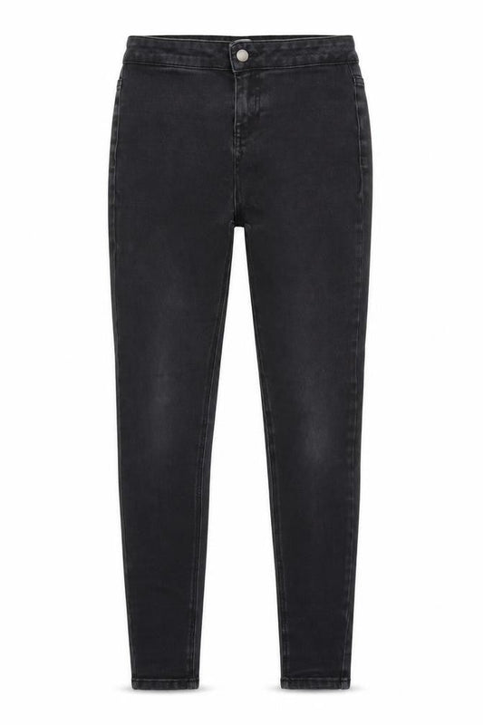 Tu Womens Black  Denim Skinny Jeans Size 8 L29 in