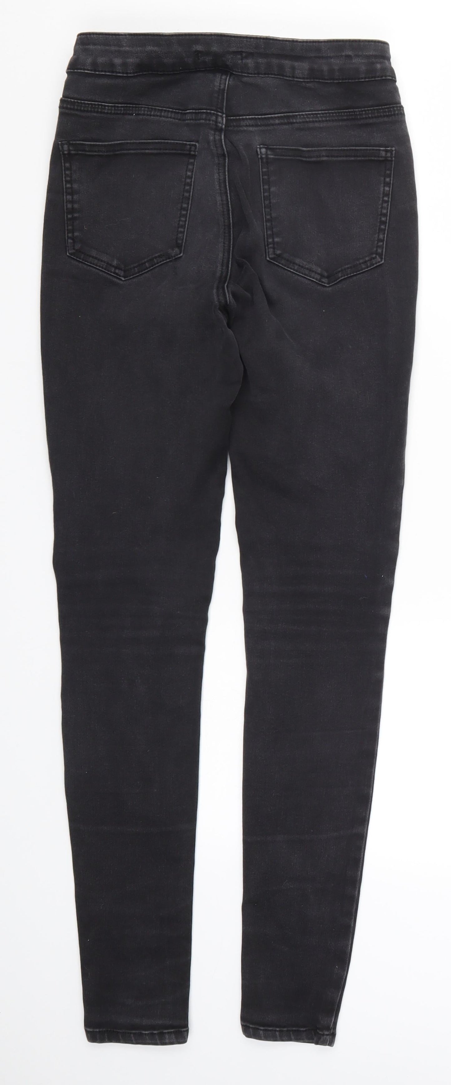 TU Womens Black  Denim Skinny Jeans Size 8 L29 in