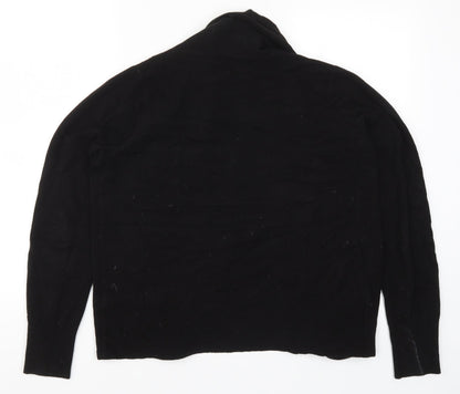Womens UK Size M Marks and Spencer Black Cardigan Jumper