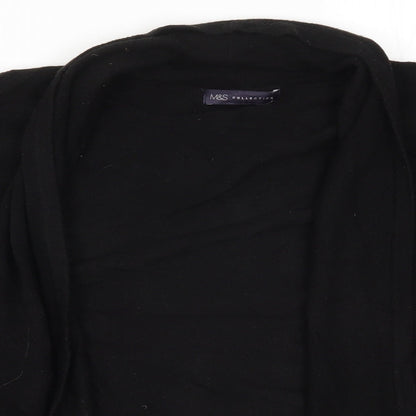 Womens UK Size M Marks and Spencer Black Cardigan Jumper