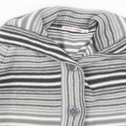 Womens UK Size 14 EWM Grey Cardigan Jumper