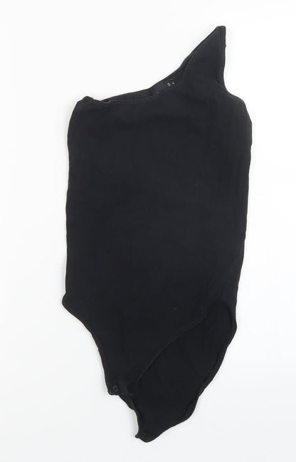 Womens UK Size 8 ASOS One-Piece Black Bodysuit