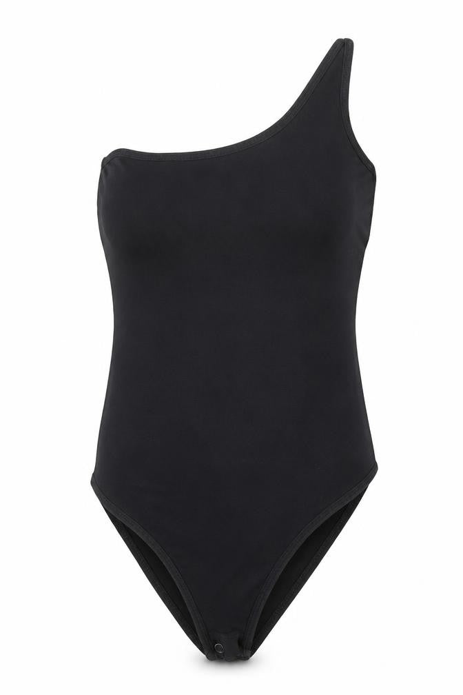 Womens UK Size 8 ASOS One-Piece Black Bodysuit