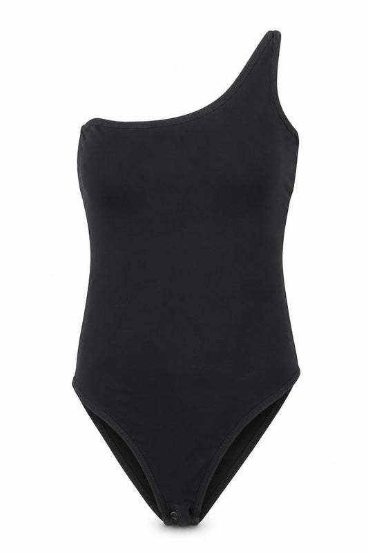 Womens UK Size 8 ASOS One-Piece Black Bodysuit