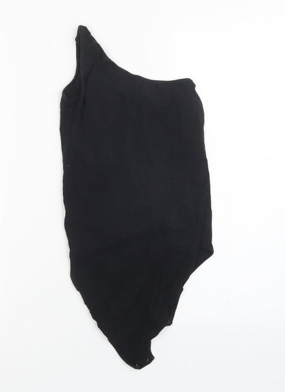 Womens UK Size 8 ASOS One-Piece Black Bodysuit