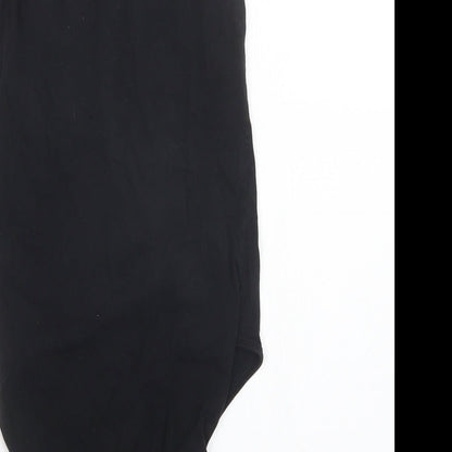 Womens UK Size 8 ASOS One-Piece Black Bodysuit