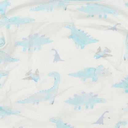 George Boys Blue Geometric  Basic T-Shirt Size 3-6 Months