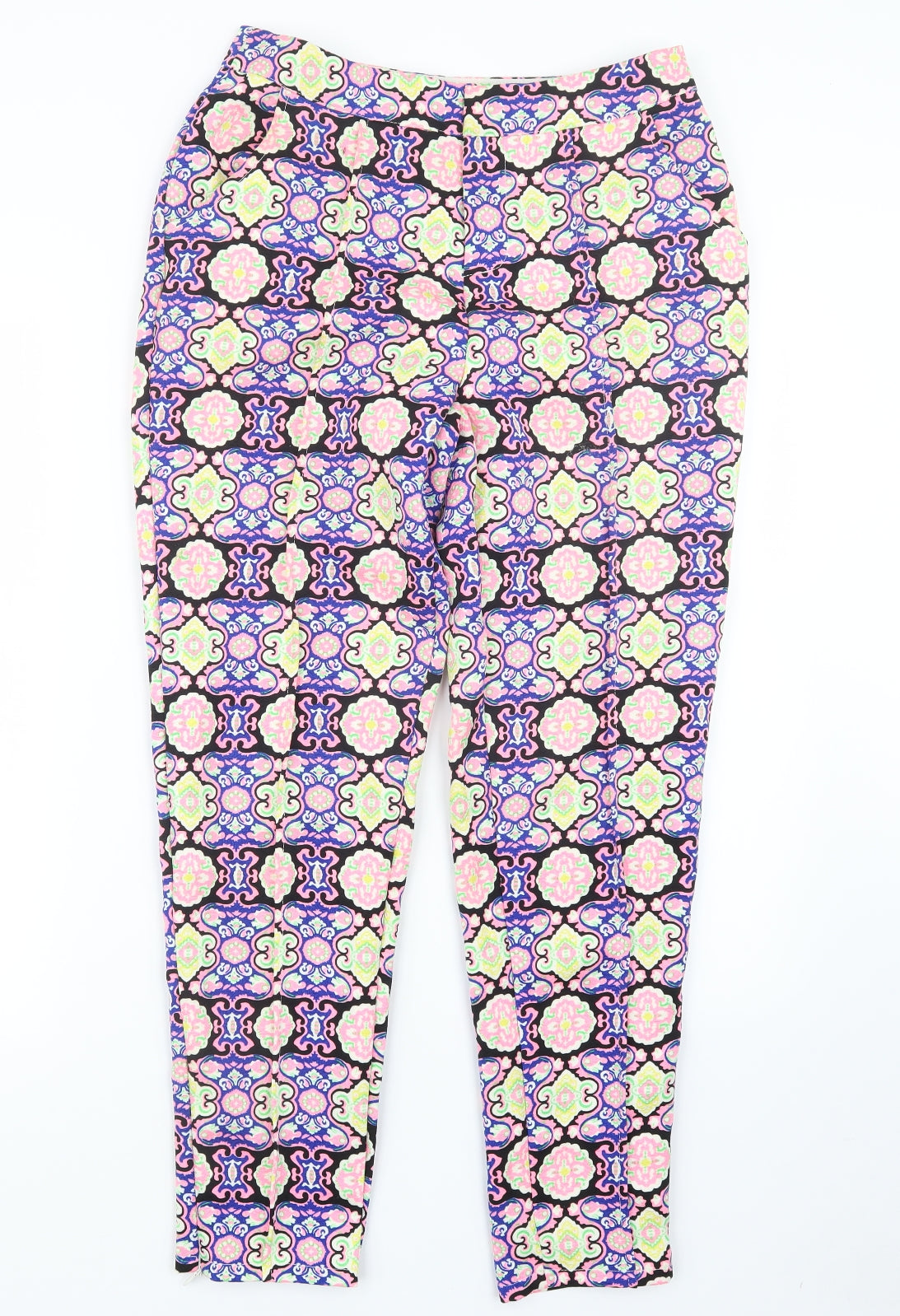 Womens UK Size 10 Missguided Regular Fit  Blue Trousers