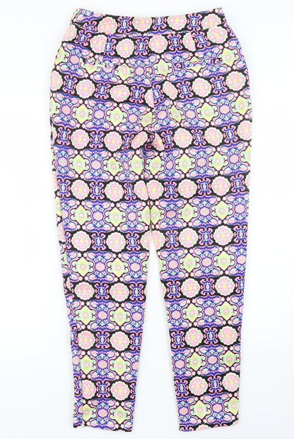 Womens UK Size 10 Missguided Regular Fit  Blue Trousers