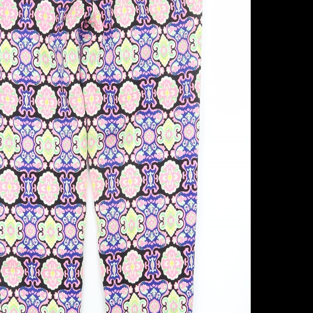 Womens UK Size 10 Missguided Regular Fit  Blue Trousers