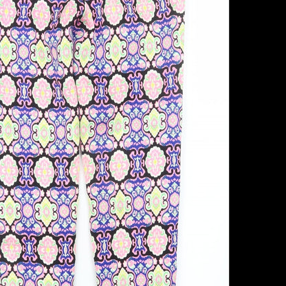Womens UK Size 10 Missguided Regular Fit  Blue Trousers