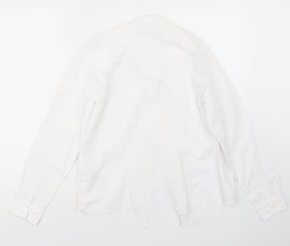 George Boys White   Basic Button-Up Size 13-14 Years