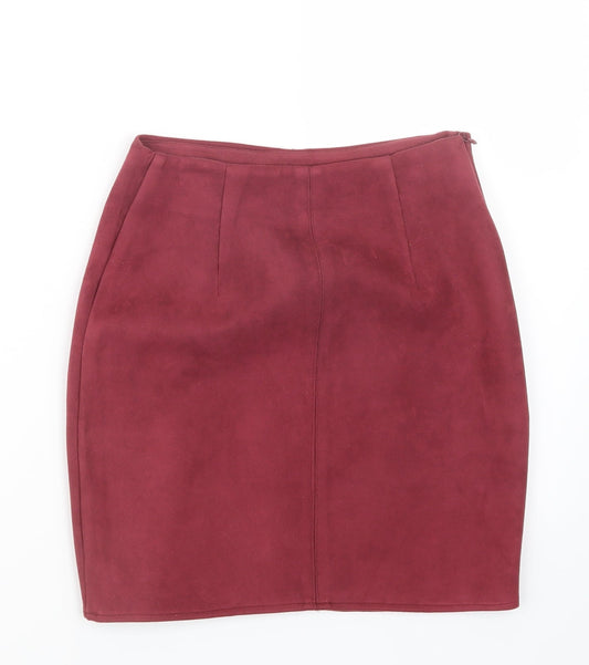 Missguided Womens Pink   Straight & Pencil Skirt Size 6