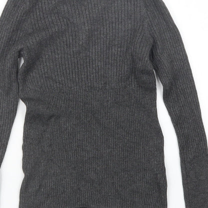Candy Couture Girls Grey   Pullover Jumper Size 10 Years
