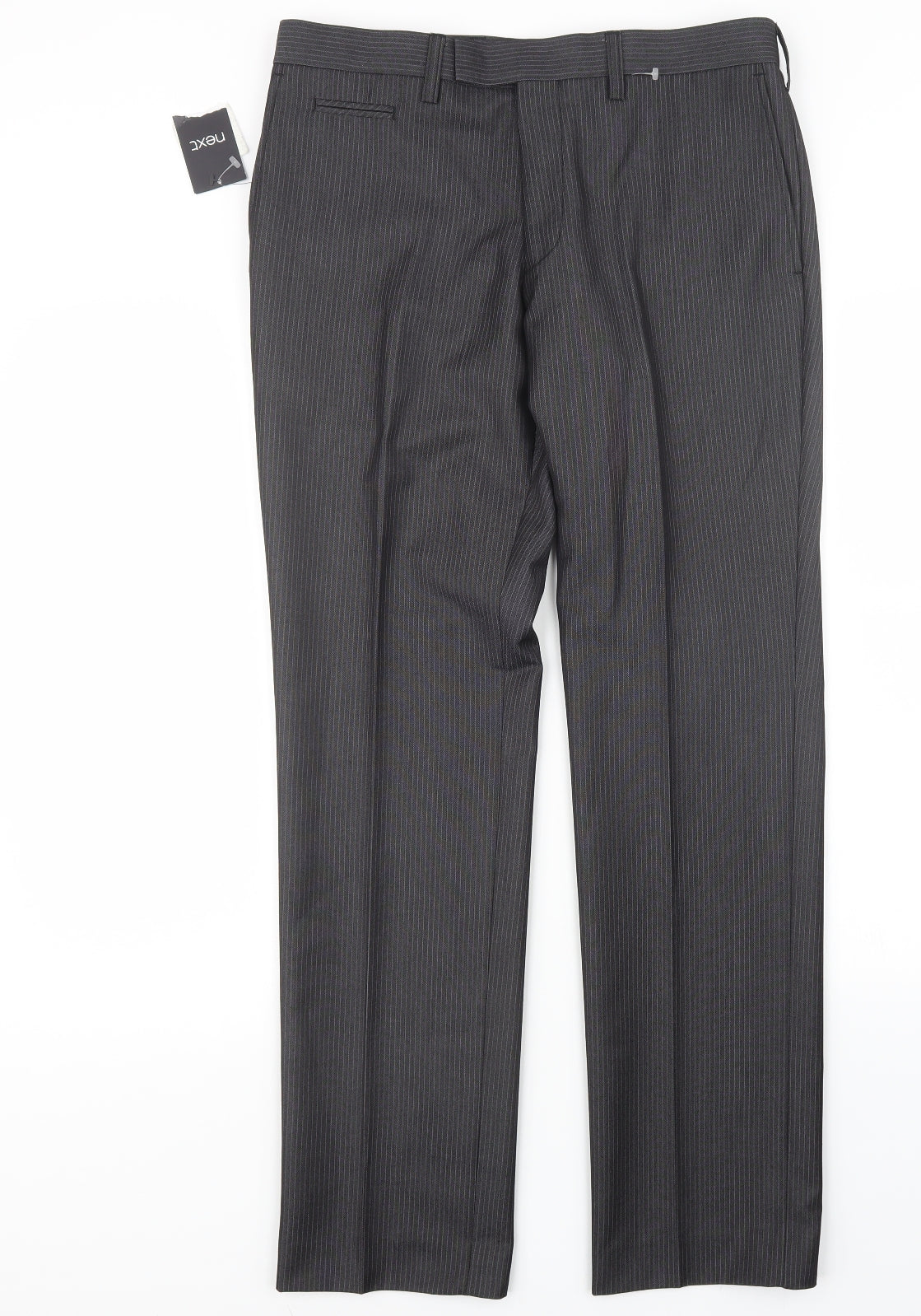 NEXT Mens Grey   Trousers  Size 33 in L31 in