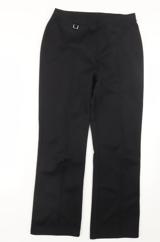 Womens UK Size 12 Wardrobe Regular Fit  Black Trousers