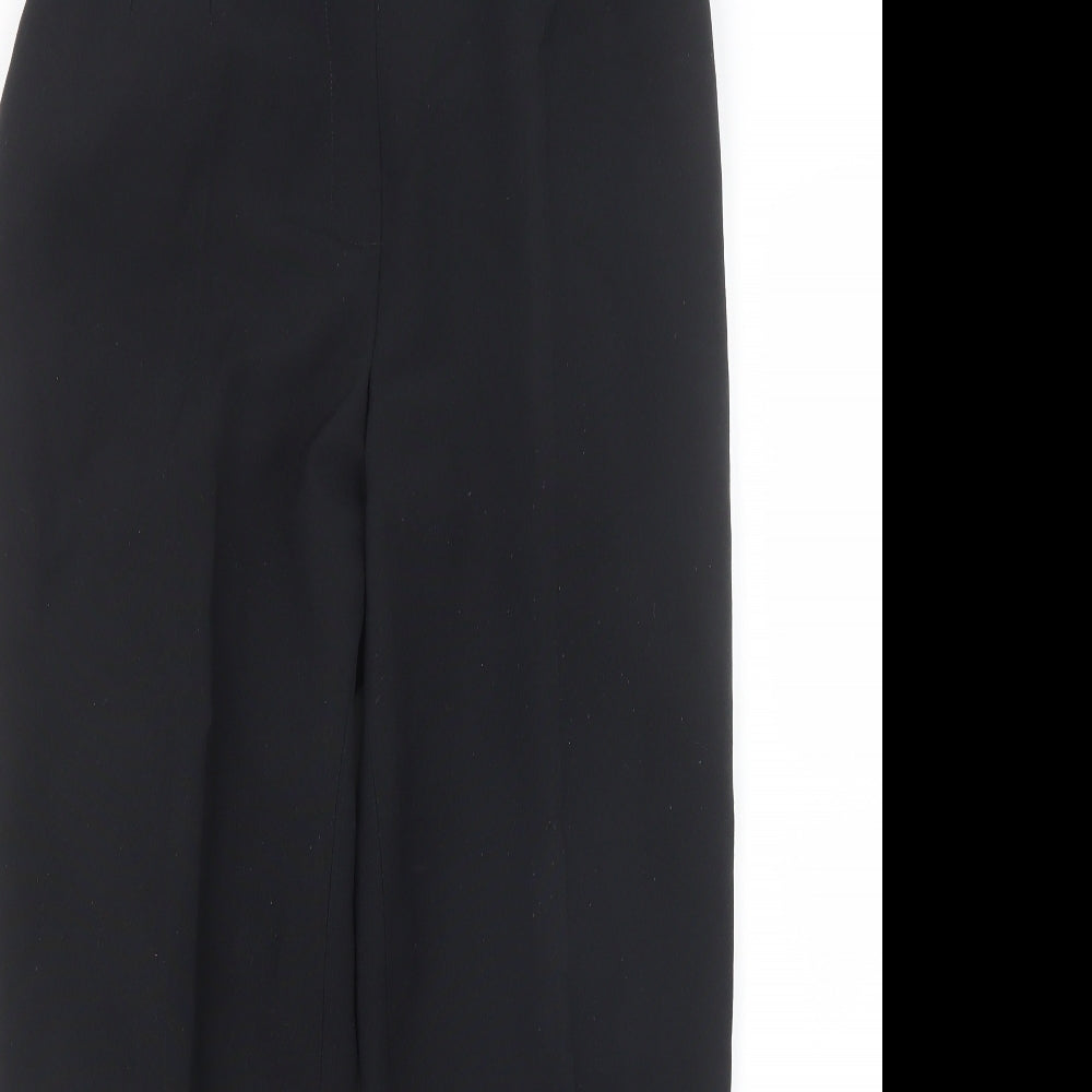 Womens UK Size 12 Sarah Hamilton Regular Fit  Black Trousers