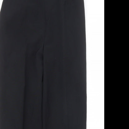 Womens UK Size 12 Sarah Hamilton Regular Fit  Black Trousers