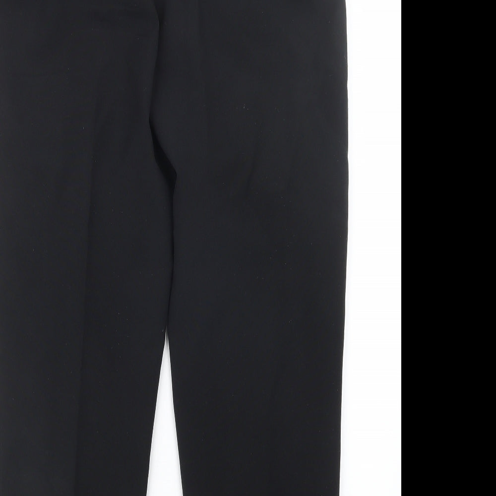 Womens UK Size 12 Sarah Hamilton Regular Fit  Black Trousers