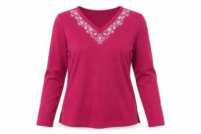Bonmarché Womens Pink Knit Pullover Jumper Size S