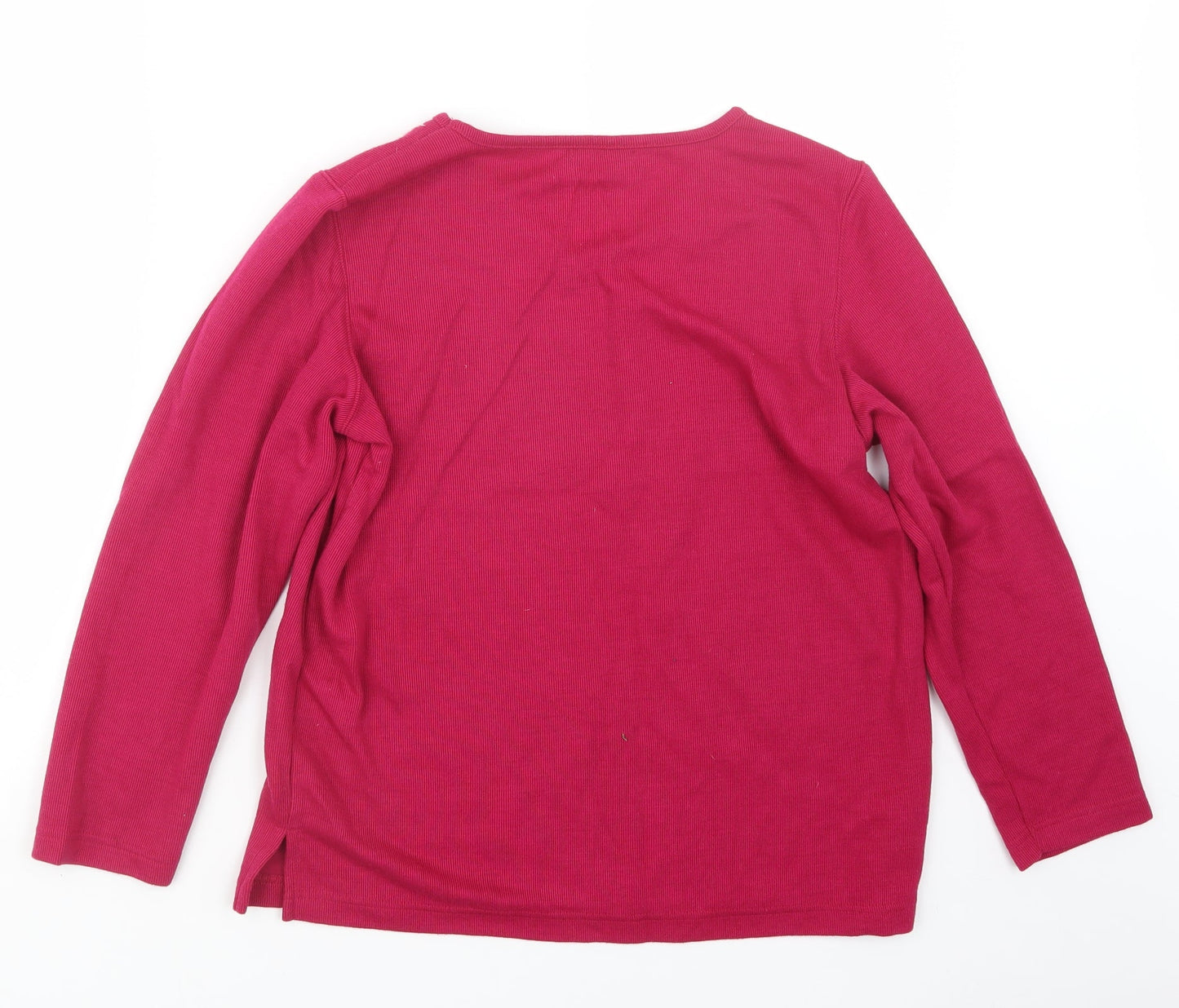 Womens UK Size S BM Pink Pullover Jumper