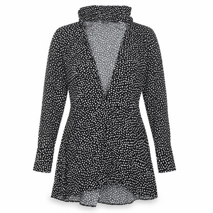 Primark Womens Black Polka Dot  T-Shirt Dress  Size 8