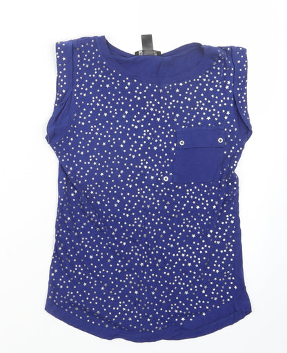Mango Womens Blue   Basic T-Shirt Size S