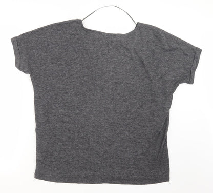 Womens UK Size 12 Atmosphere Grey Pullover Jumper