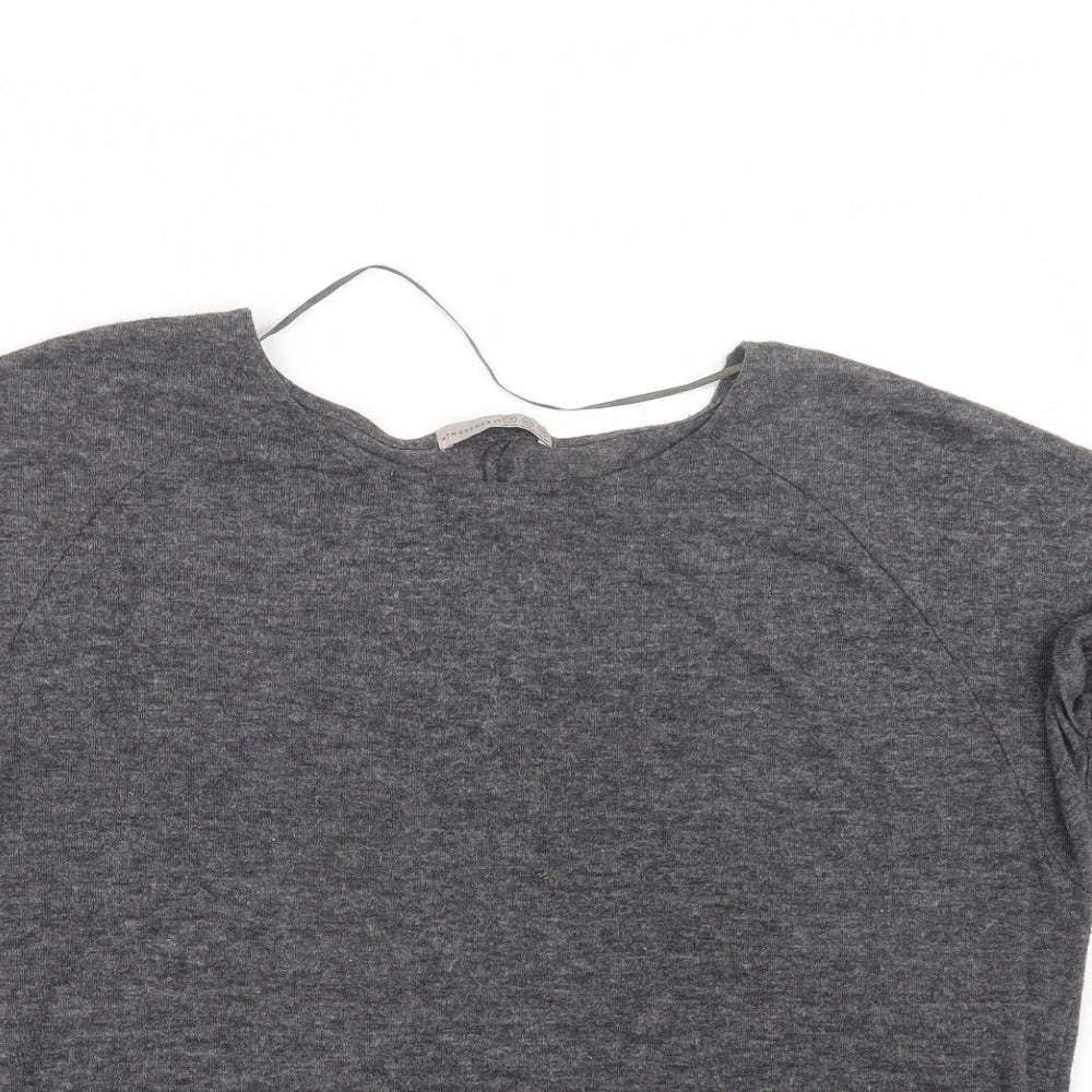 Womens UK Size 12 Atmosphere Grey Pullover Jumper