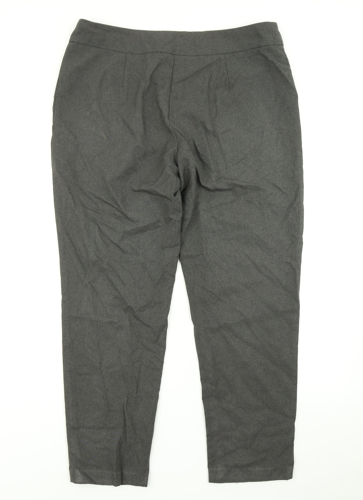 George Womens Grey   Dress Pants Trousers Size 14 L24 in