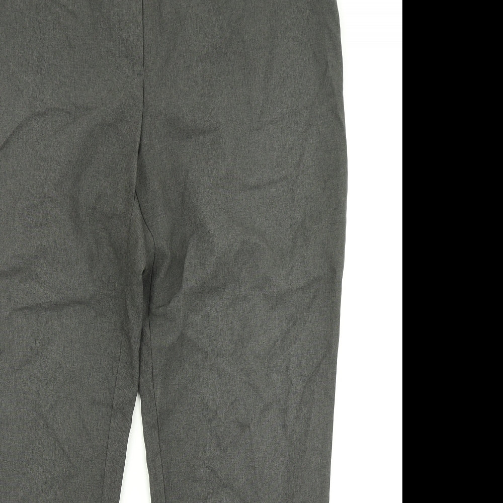 George Womens Grey   Dress Pants Trousers Size 14 L24 in