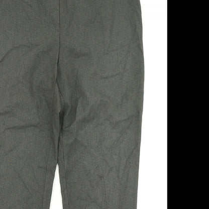 George Womens Grey   Dress Pants Trousers Size 14 L24 in