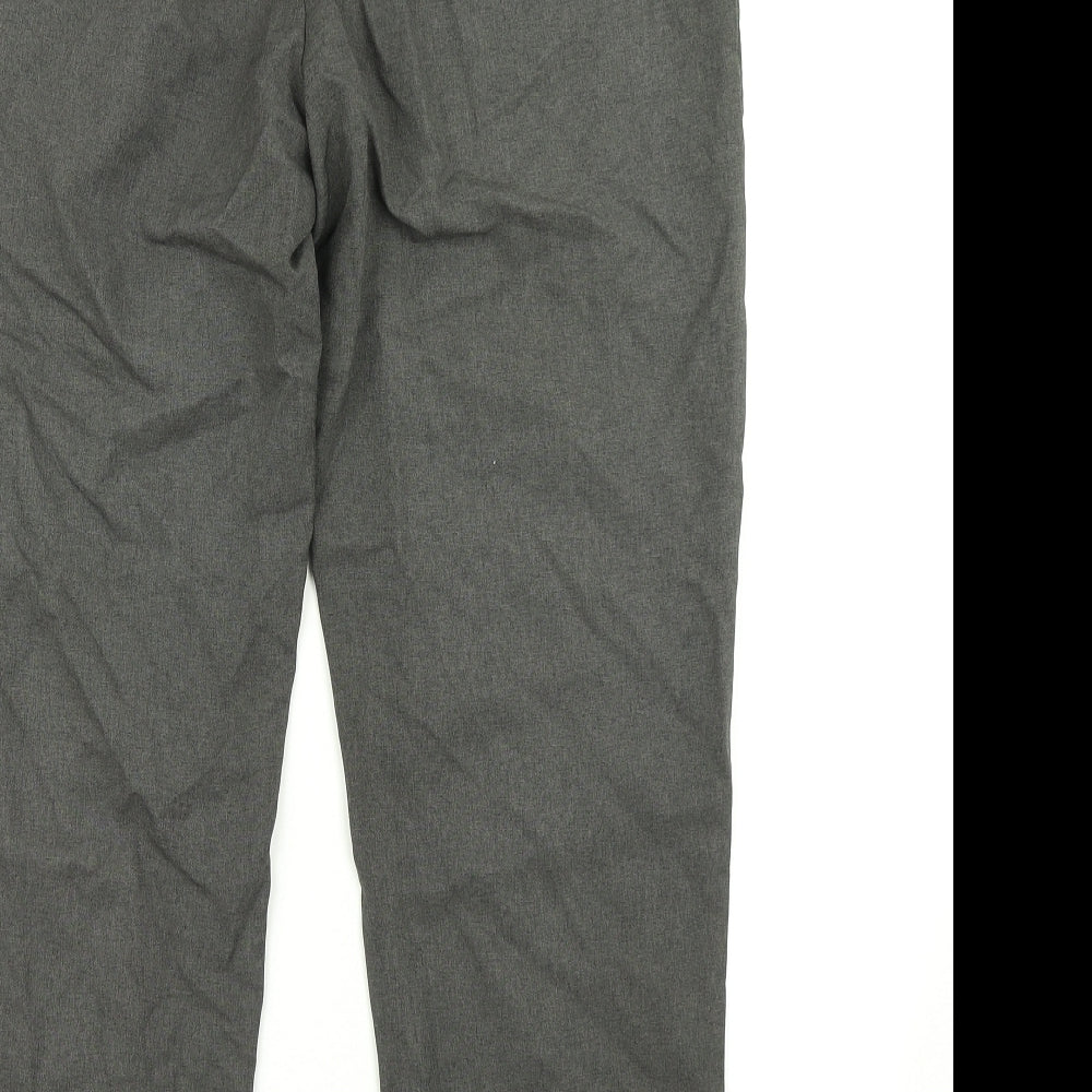 George Womens Grey   Dress Pants Trousers Size 14 L24 in