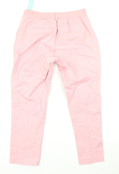 Womens UK Size 10 Damart Regular Fit Pedal Pusher Pink Trousers