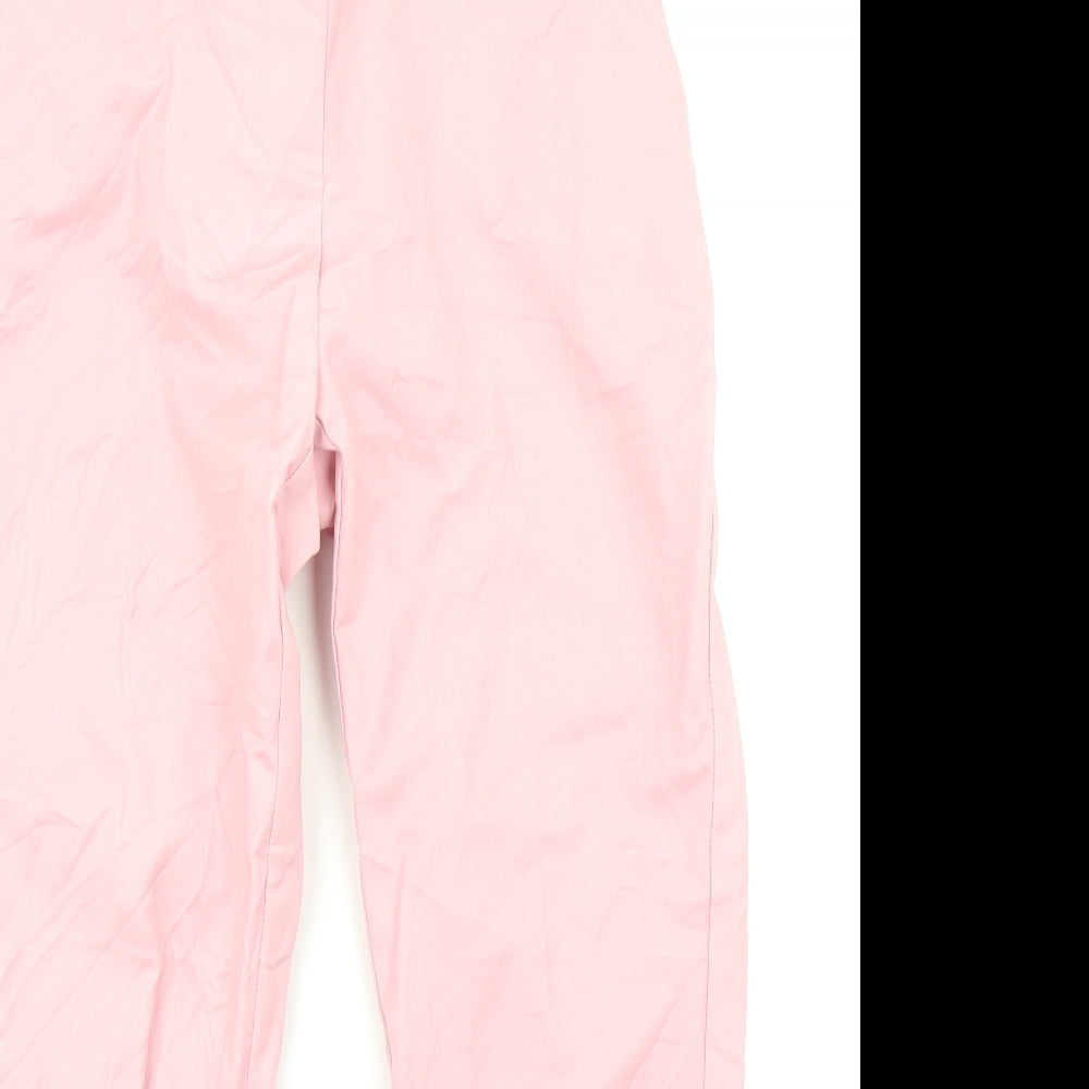 Womens UK Size 10 Damart Regular Fit Pedal Pusher Pink Trousers